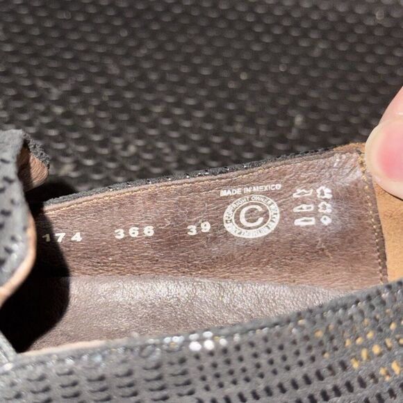 Wolky Perls Dessin Black Slip On Comfort Walking Shoes Women’s Size 39 (7.5-8) - Picture 8 of 8